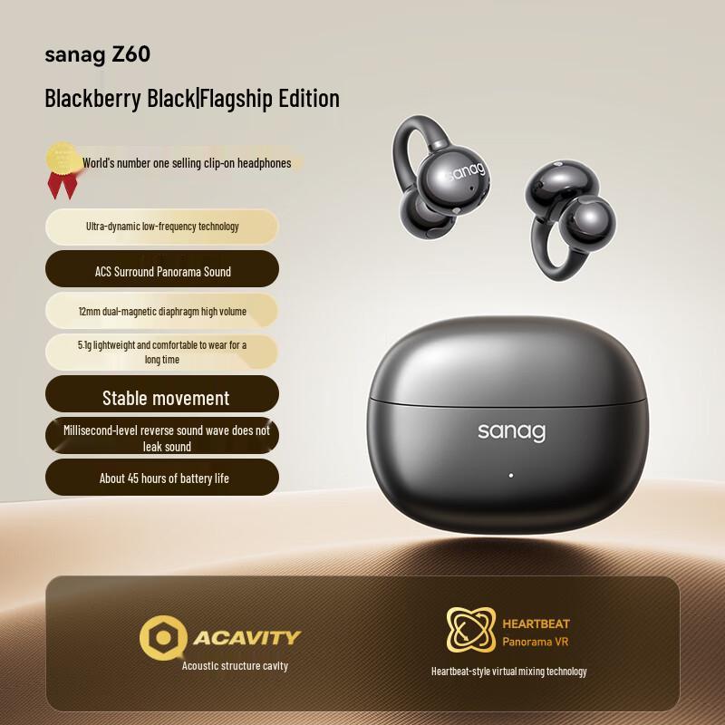 

Saina Z60S Bluetooth Open-Ear Clip Earphones