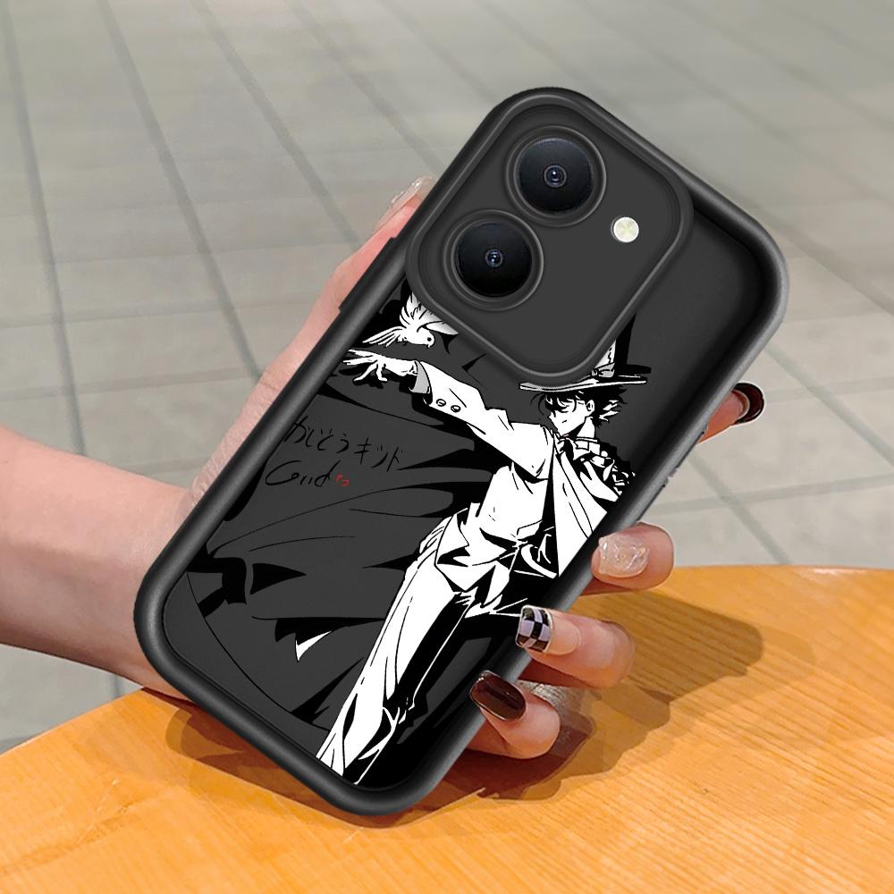 

Мягкий силиконовый квадратный чехол с рисунком лестницы для телефона, полное покрытие, противоударный защитный резиновый чехол для камеры для Vivo Vivo X90 Pro чёрный