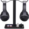 Avantree Neetto HS908 Dual Headphone Stand for Aluminum Alloy Metal Gaming Headset Holder Hanger - Desk, &