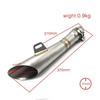 Echappement Zaddox Cone Silencieux Moto Pot Inox Titane