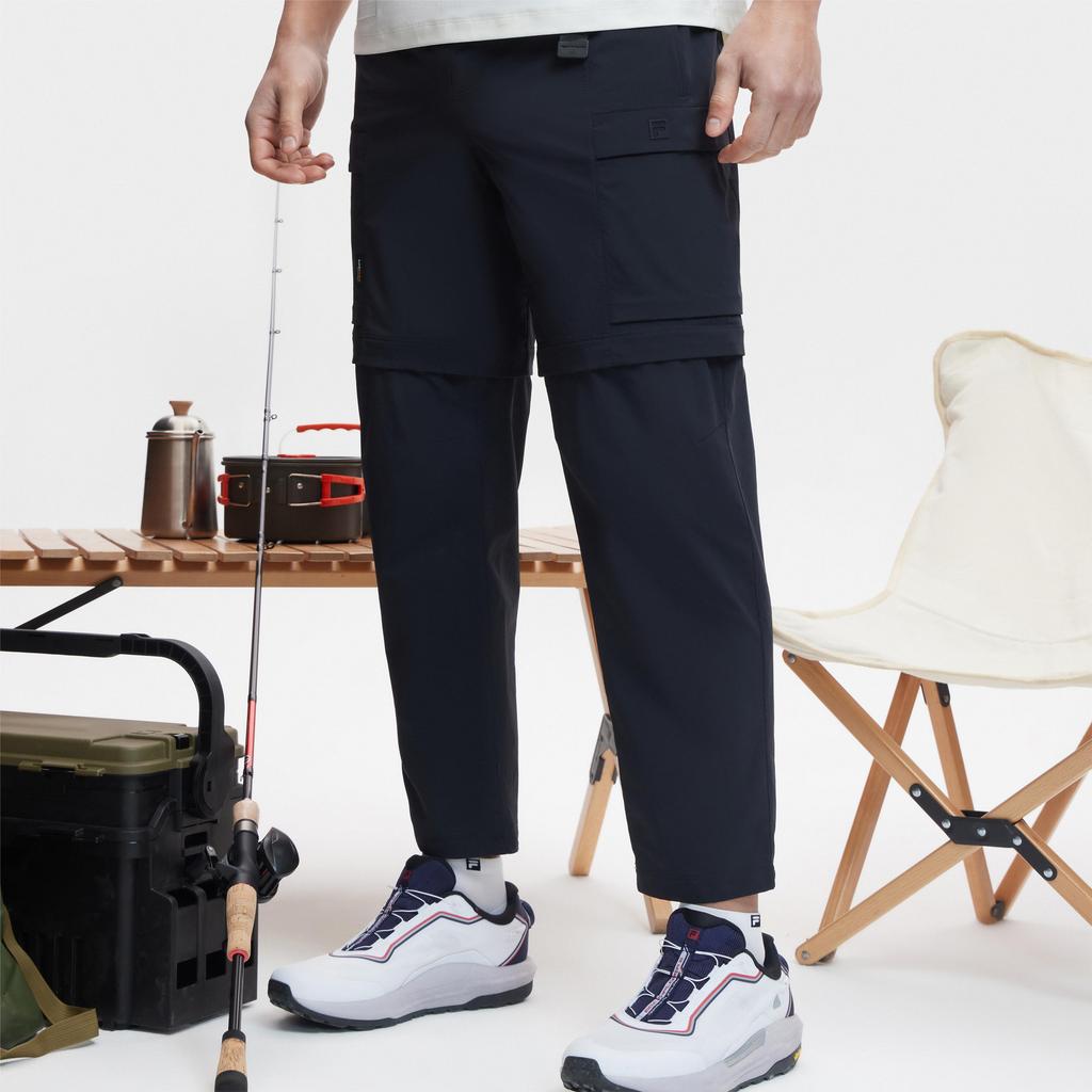 New FILA Casual Pants Men's Black A11M427801FBK