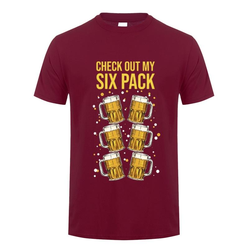 Check Out My Six Pack Funny Beer Tshirts Summer Casual Unisexs Tshirt Unisex T Shirt Oneck Top Unisex Tee Dy314