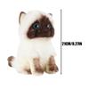 21cm Simulation Siamese Home Decor Toys Plush Toy Children Brown S Do Eyes White And Gifts Sequ Z3X3