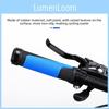 Bicycle Rubber Handlebar Grips With Locking Dual Sides Antislip For Mountain Bike Riding