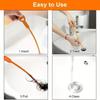 1/3/5pcs Easily Unclog Kitchen Toilet Pipes Sink Hair Remover Drain Tool Unclogger Necessary Cleaning Tool for Washbasin Water Pipes