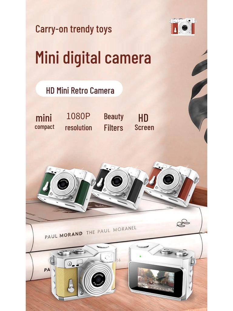Capture Moments HD: Portable Mini Camera with Beauty Filters, Flash, and Playback - Perfect for Kids!