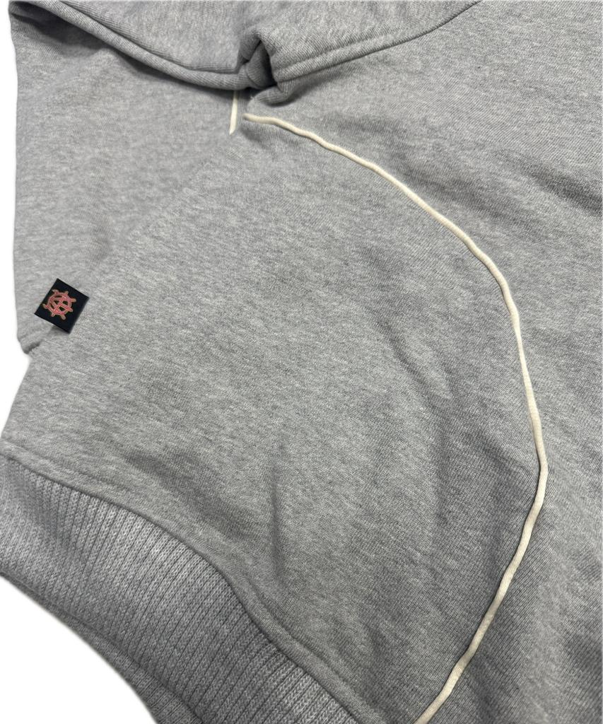 Astrwrld Crop Track Zip-Up Jacket (Grey)