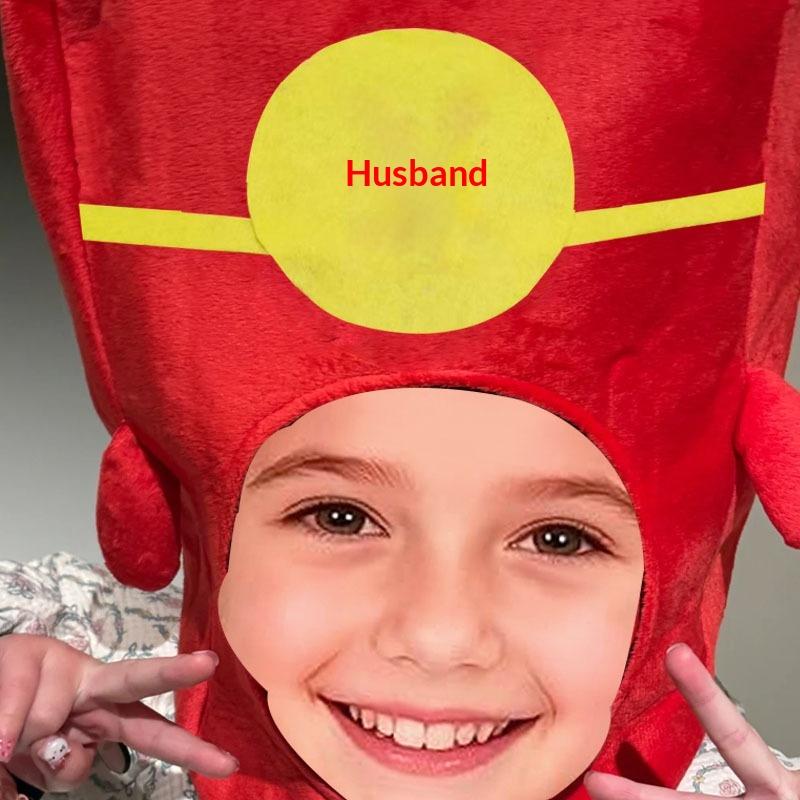 

1Pcs Cute Lucky Fortune Headband Fabric Cap 2026 Chinese New Year Horse Year Red Envelope Hat For Kids Photo Props One Size