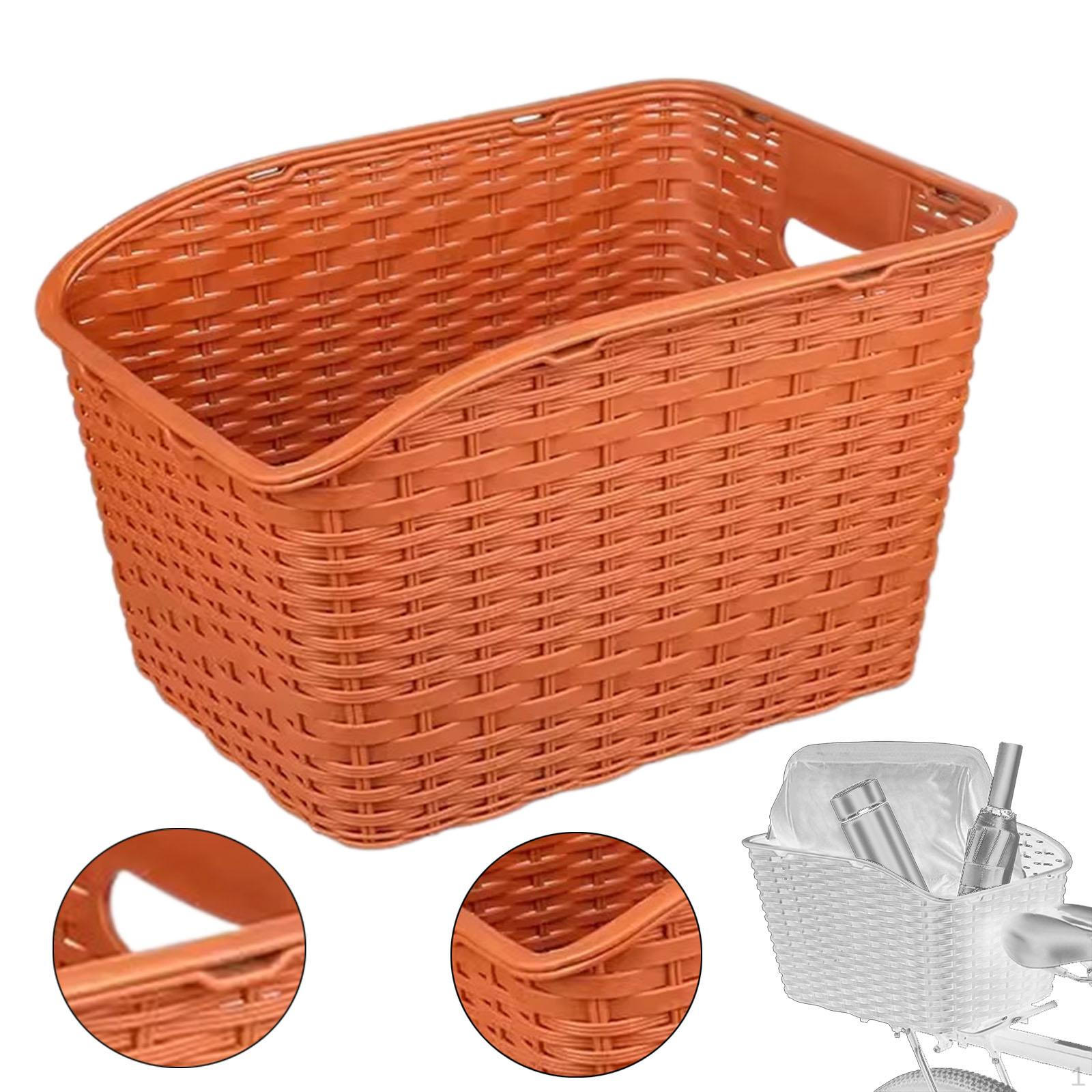 

Корзина для велосипеда, задняя часть велосипеда, аксессуары для женщин и мужчин, грузовое хранение багажа, для наружной дороги коричневый