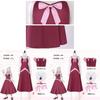 Fairy Tail Mirajane Strauss Cosplay Costume With Polyester Fabric For Halloween Anime Fandoms