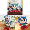 Superman Crayon Shin Chan Plush Toy With Shortpile Fabric For Kids Room Decor And Collecting