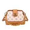 Versatile contrasting color retro bag women's new presbyopia shell bag shoulder messenger bag
