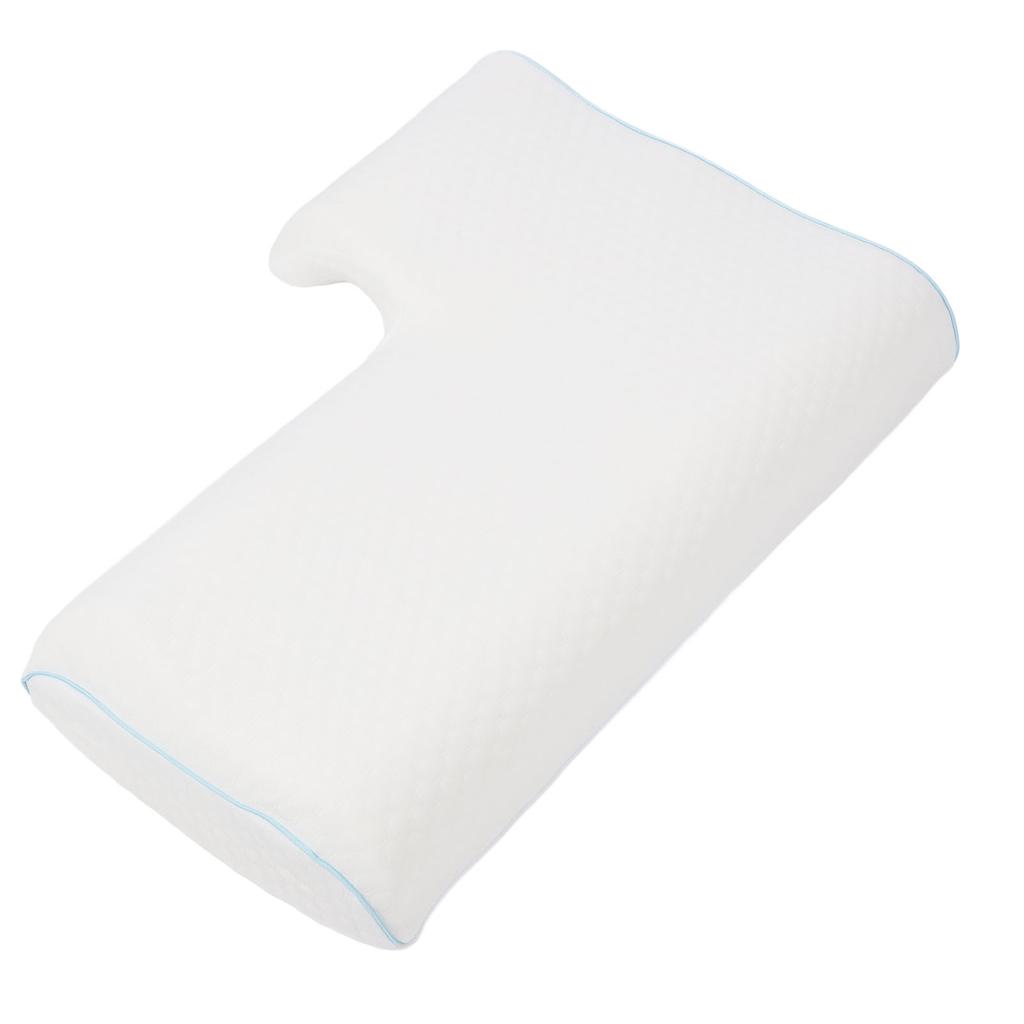 Oreiller Câlin pour Couple Anti Pression sur la Main Mousse à Mémoire de Forme à Rebond Lent Oreiller pour Dormeur Latéral avec Trou pour le Bras