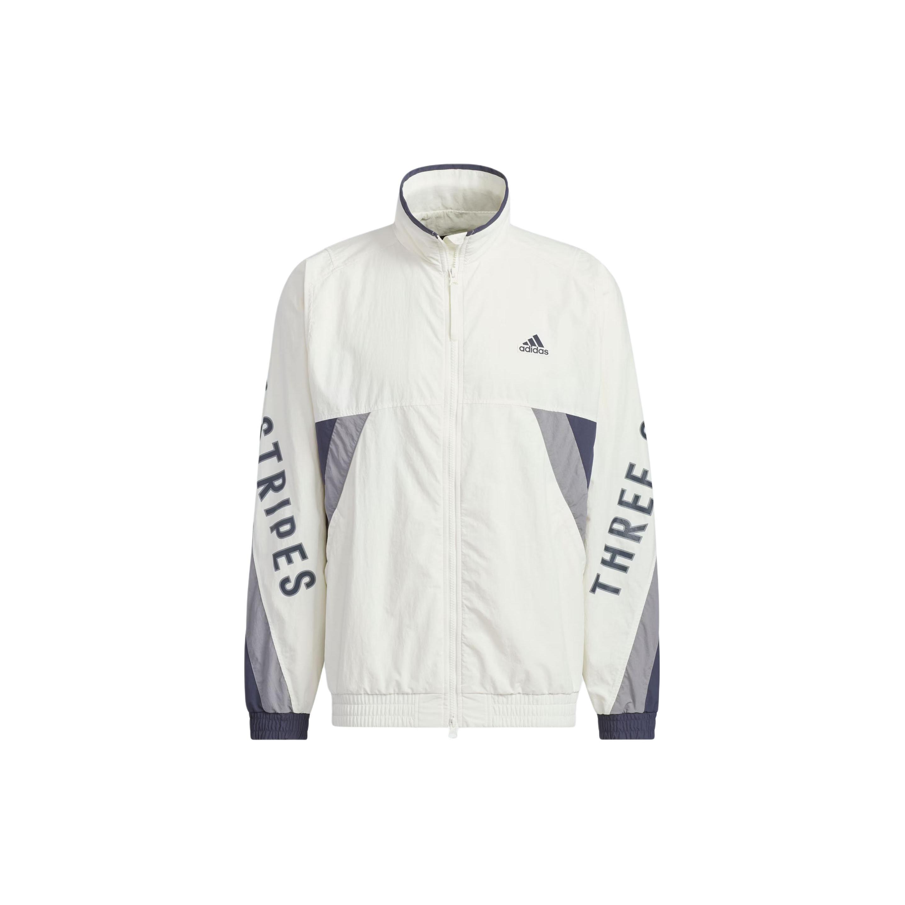 Куртка Adidas WORDING Oversized Fit Куртки и пальто Унисекс Нефритовый Белый IT4361 XXL