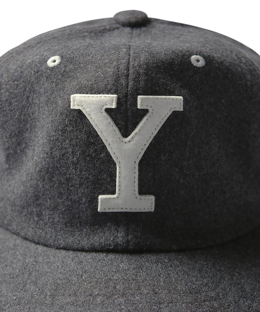 YALE Wool Leather Strap Cap_Grey