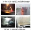1PC Glass Oil Film Remover Decontamination Rainproof Oil Film Cleaning Car Front Windshield Window