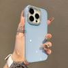 Jelly solid color mobile phone case is suitable for Apple 16promax large hole material TPU electroplated rhinestone iPhone14 set