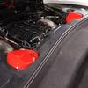 Für Corvette C8 ABS Rotes Motorraum Stoßschutz Panel Abdeckung Zierleiste