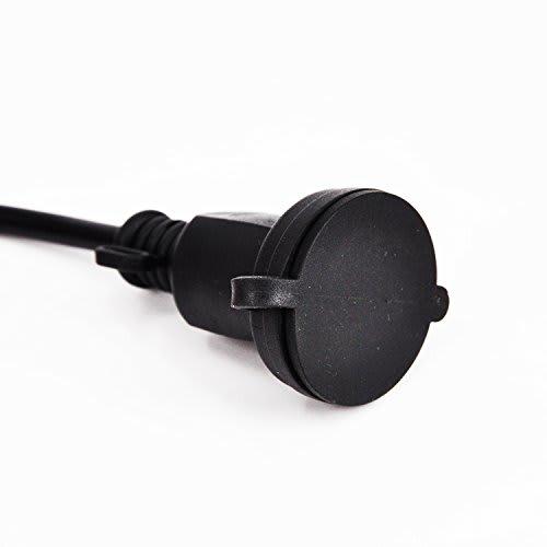 Limited Brand AKIRARI Extension Cord 3-Branch Rainproof Waterproof Power Cord for LED Illumination Outdoor PSE Certified Rainproof Cap Included (3M, B