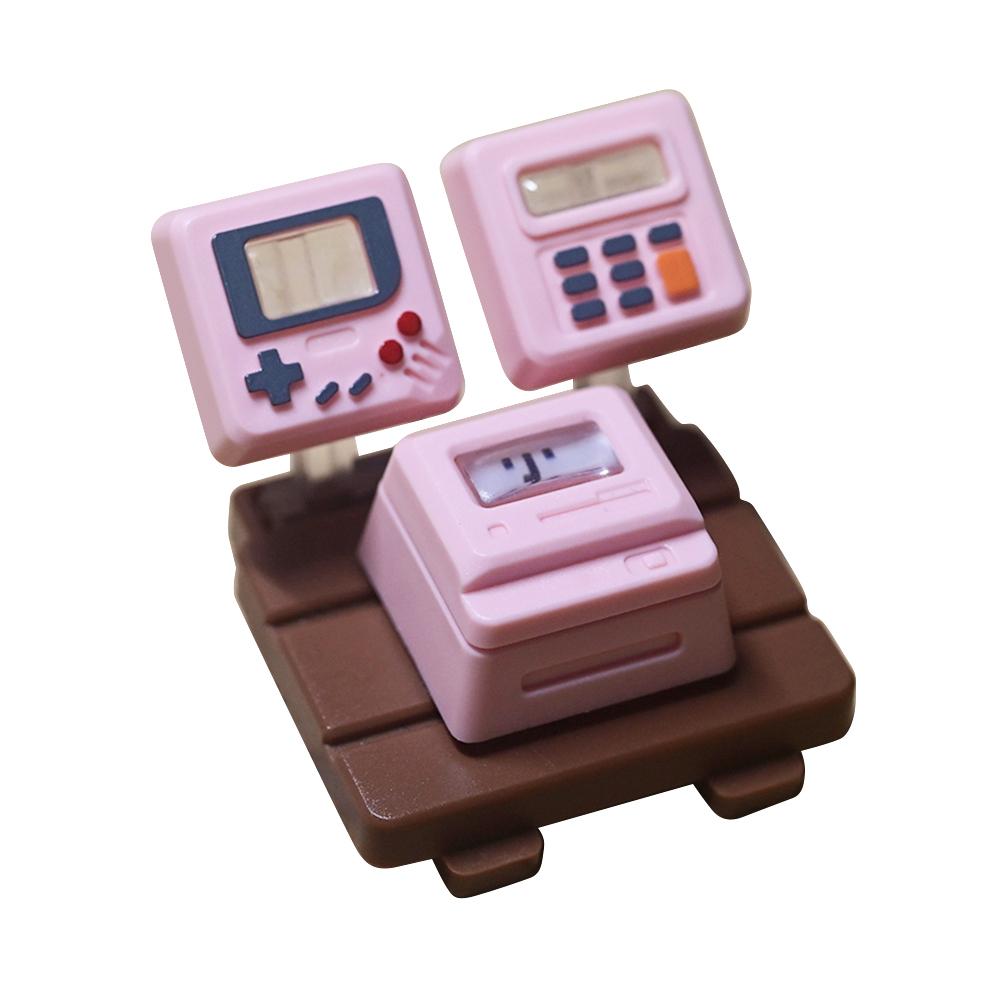 K-04 Keyboard Keycaps 3 In 1 Replacement for Mechanical Keyboard Keycap Retro Game Console Keycaps Cute Transparent Key Cap Suit