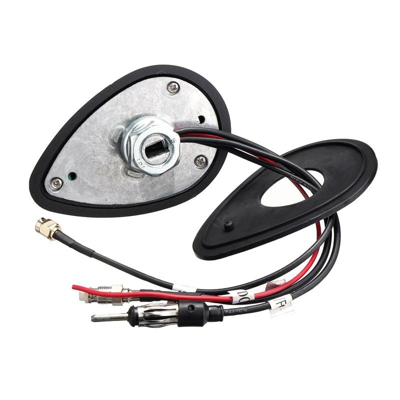 4 In 1 Car Shark Fin Roof Antenna Aerial FM / AM / GPS / GSM Exterior Parts Auto Decoration Accessories Universal