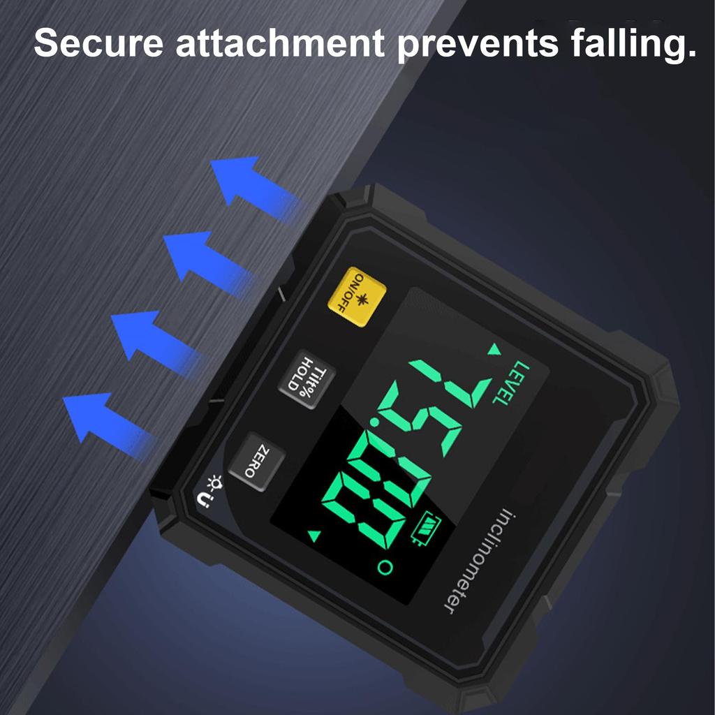 Digital Angle Gauge Magnetic Protractor Inclinometer Level Angle Finder Angle Cube Level Box With Magnet Slopes Measure