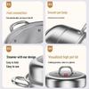 KBH 3-Layer Stainless Steel Steamer Pot