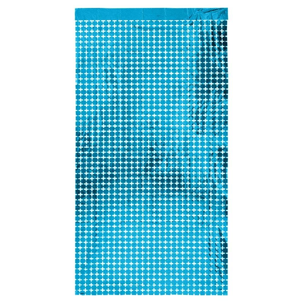 Small Size Square Rainsilk Curtain Square Shape Background Decoration Laser Curtain  Theme Party
