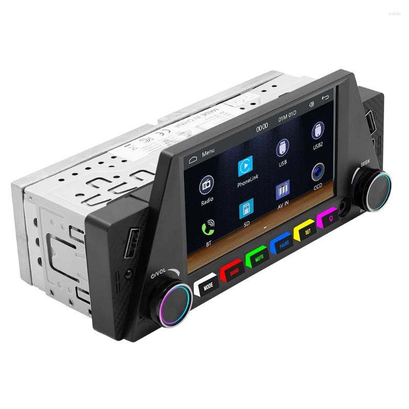 Din 4,7 Автомагнитола Беспроводная Или Проводная Android Auto Carplay RDS Кнопки С Подсветкой Mirrorlink BT Двойной USB Type-c Зарядка Стерео