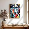 Plakat portret kubizm twarz picasso