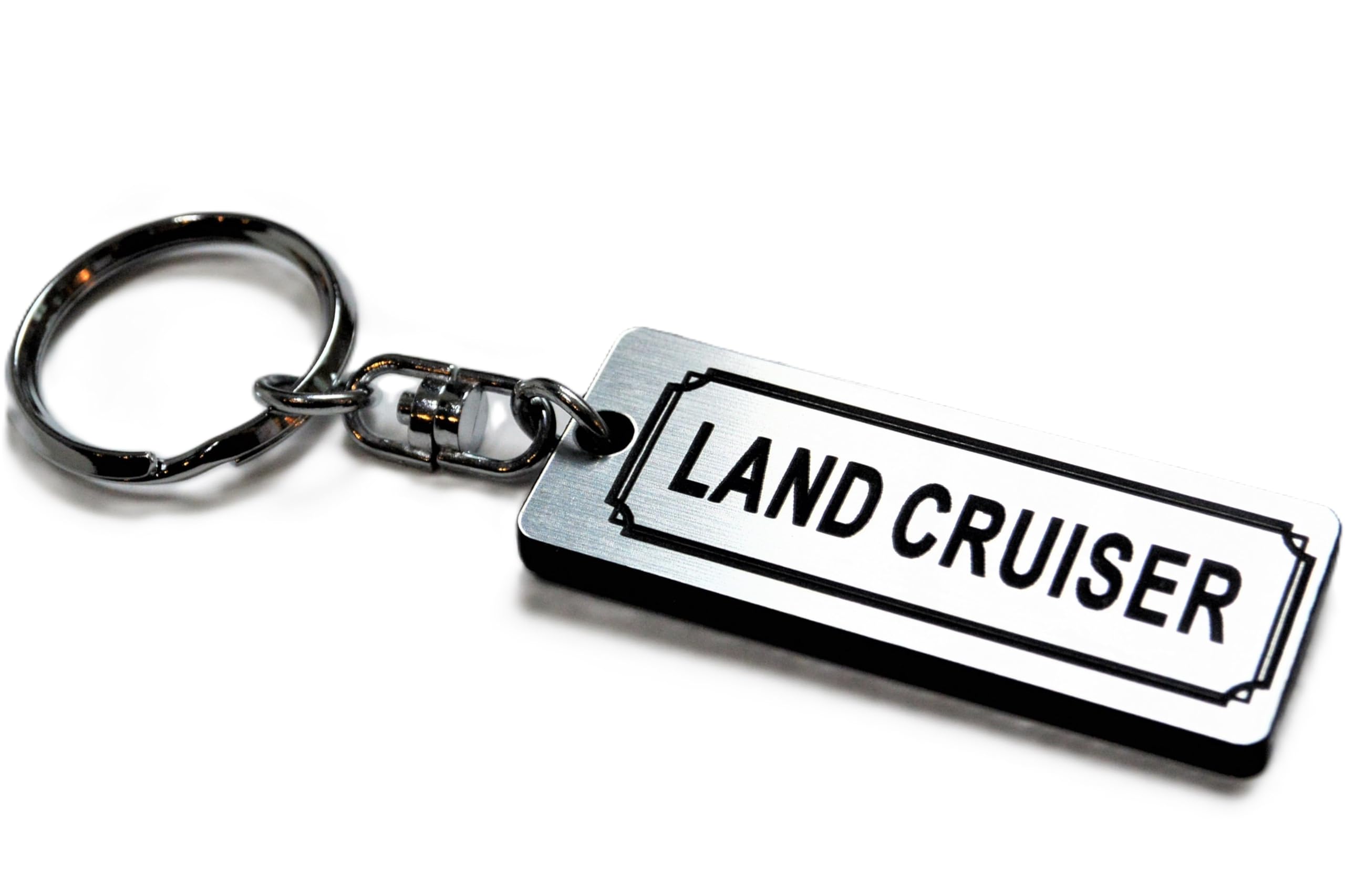 

LAND CRUISER Серебристый Черный Toyota Land Cruiser 40 60 70 80 100 200 300 Prado ZX Modellista Ранние и Поздние Кастомные Детали акриловый серебристый брелок QA-435-2