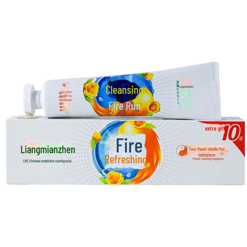 Pastă de dinți chinezească cu plante Liangmianzhen - 110g: Respirație împrospătată, îngrijire gingiilor, mărime familială.