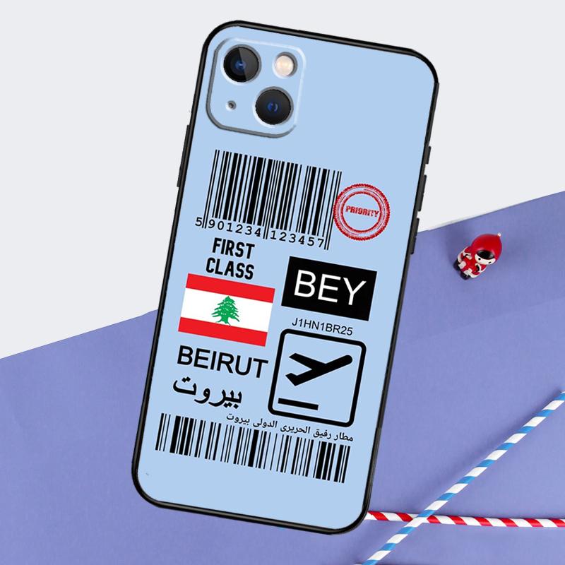 

Lebanon Flag Phone Case For iPhone 16 Pro Max 11 12 13 14 15 Pro Max Mini XR 16 15 Plus 16e Cover Shell iPhone 12 mini