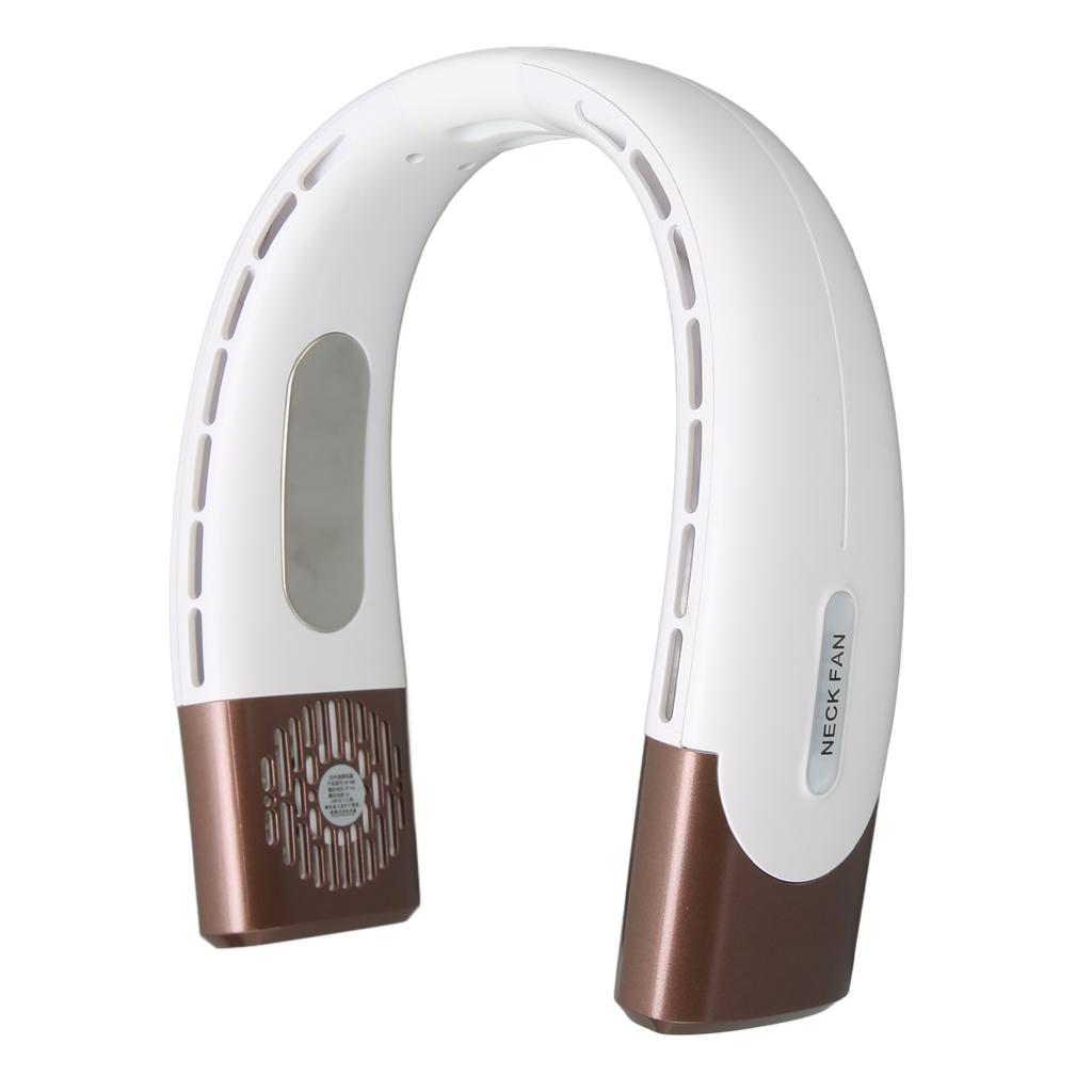 Neck Fan Portable USB Rechargble Strong Wind Wrable Hands Bladeless Cooler for Travel Outdoor