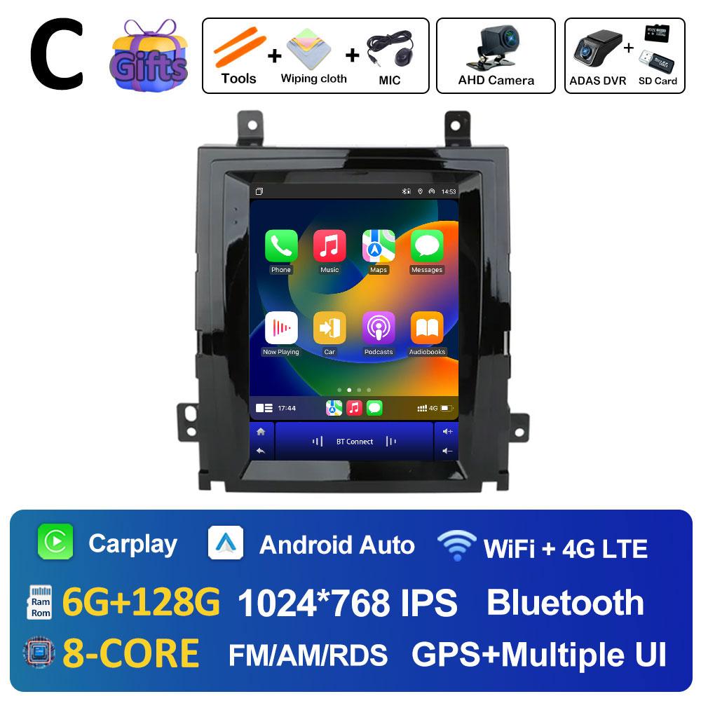 For Cadillac Escalade 2007 2008 2009 2010 2011 2012 2013 Android Auto Wireless Carplay 9.7 inch Touch Screen WIFI Accessories 4G