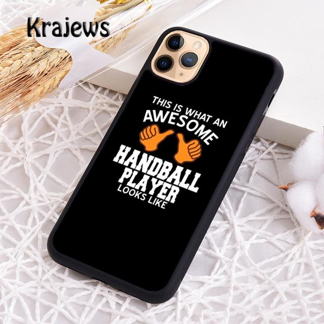 Krajews Handball Sport For iPhone 17 Air 16 Phone Case Cover 15 14 Plus 12 13 Pro Max Coque