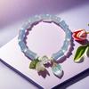 2025 Jadeite Green Jade Rabbit Bracelet: High-End Chinese Style, Year of the Snake, Elegant Women's Niche Beaded Design