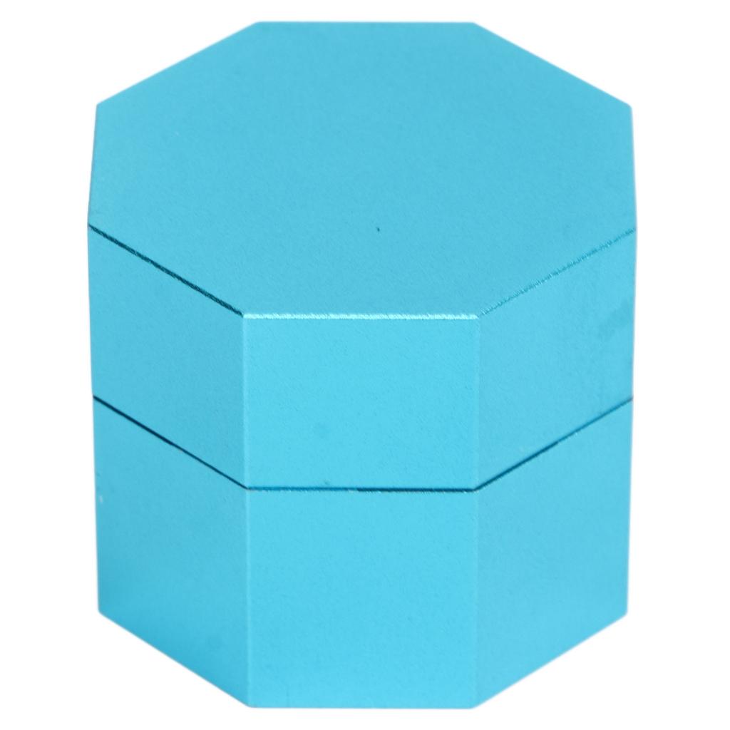 Cue Chalk Box Holder Aluminium Alloy Octagonal Billiard Chalk Case for Billiards Accessory