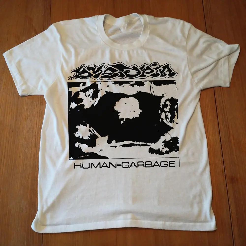 Collection Dystopia Band HUMAN GARBAGE White T Shirt Size S-5XL XXXL