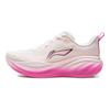 Li Ning Leisurely 2 Cushioning Slip Resistant Abrasion Resistant Breathable Low Top Running Shoes Women's White Pink ARSW040-4