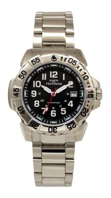 TECHNOS 10 ATM Water Date T9B92SB Watch, Resistant, Display,