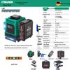 Green Light Outdoor Infrared Laser Level with Automatic Wall & Floor Alignment
