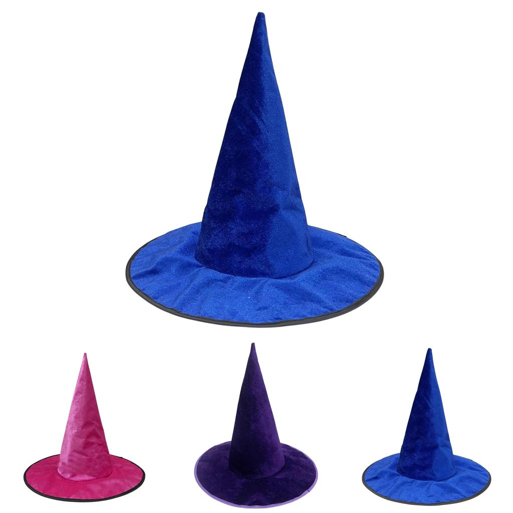 Cosplay Hexenhut Aus Weichem Stoff Für Halloween-Partykostüme Und Themenveranstaltungen