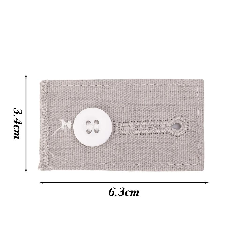 1Pc Jeans Waist Extension Buckle Unisex Waistband Extender Button Pant Elastic Extender Button Waist Belt Extension Buckle New