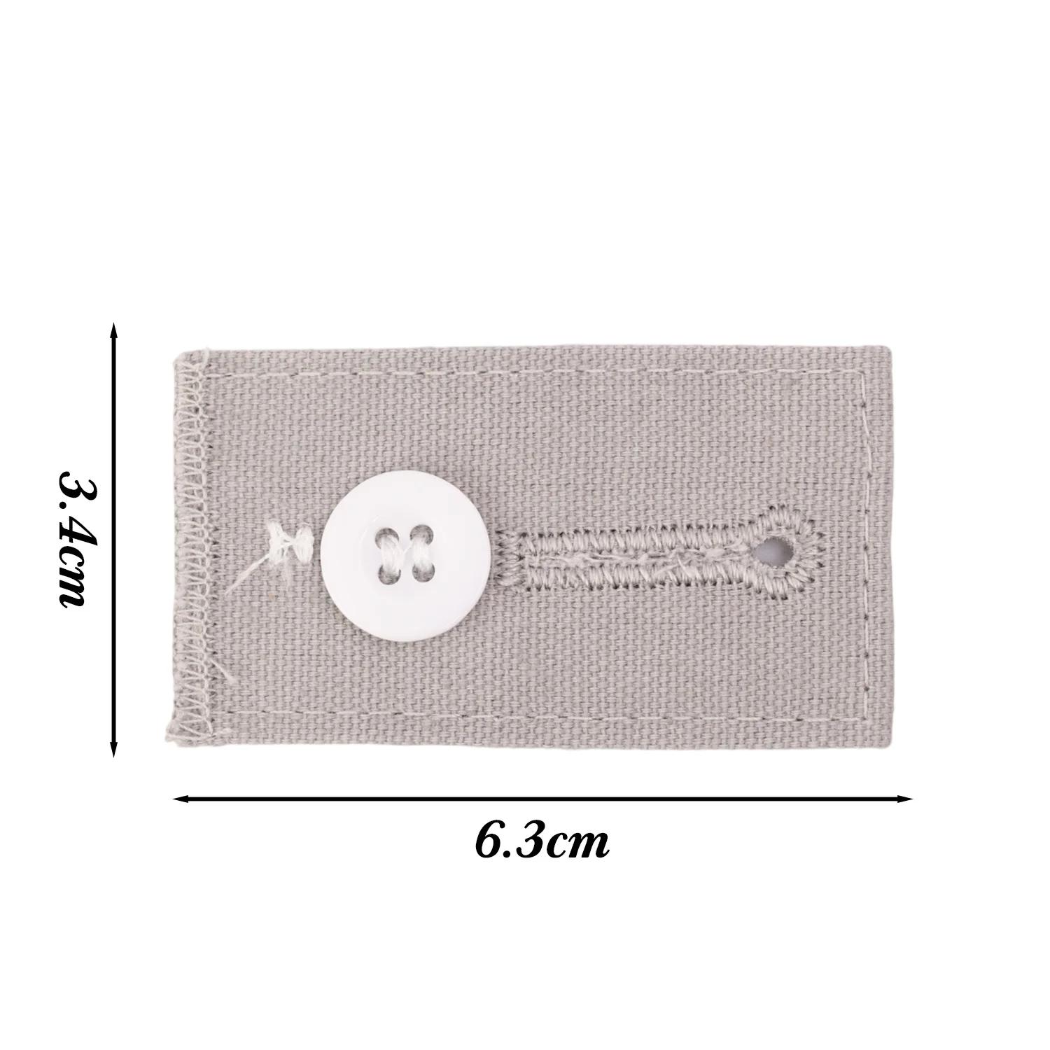 

1Pc Jeans Waist Extension Buckle Unisex Waistband Extender Button Pant Elastic Extender Button Waist Belt Extension Buckle New