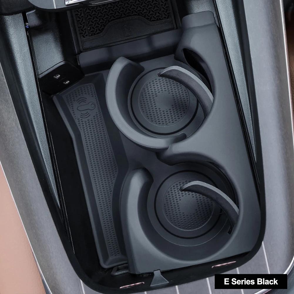 Car Central Console Silicone Water Cup Holder Waterproof Protective Pad Cover For Mercedes Benz C Class W206 GLC X254 2025-2025