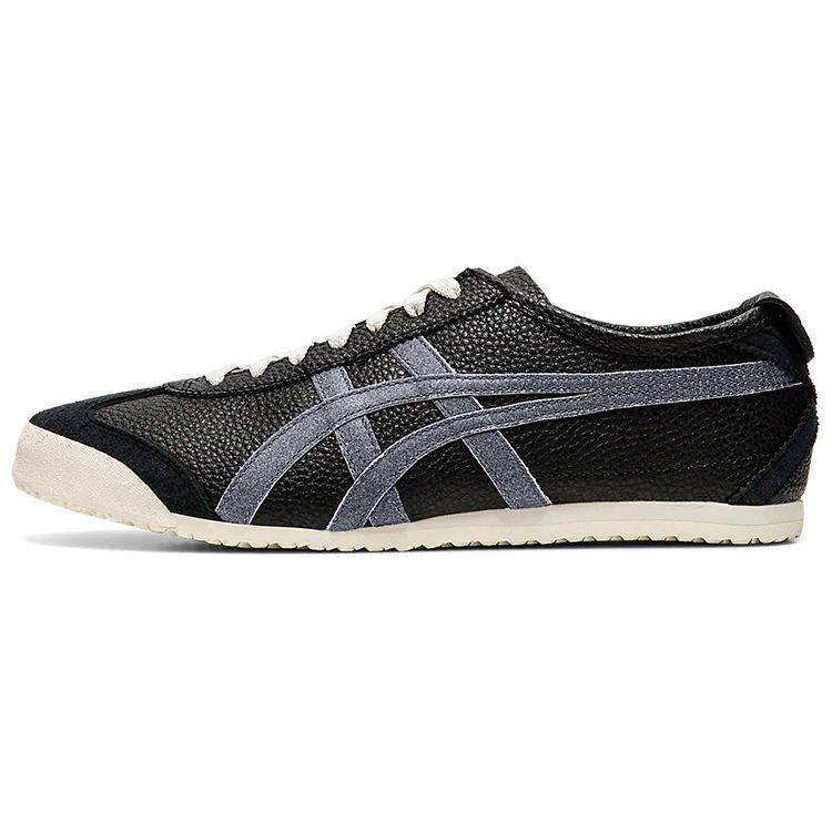 Onitsuka Tiger Mexico 66 Retro Sports Slip Resistant Durable Balanced Lightweight Low Top Casual Shoes Unisex sneaker Black Gray 1183A693-002