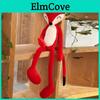 Amies Jambes de Renard Long Jouet en Peluche d'Anniversaire Poupée Renard Rouge Mignon Coussin Jeté Poupée Douce Poupée en Tissu Cadeau