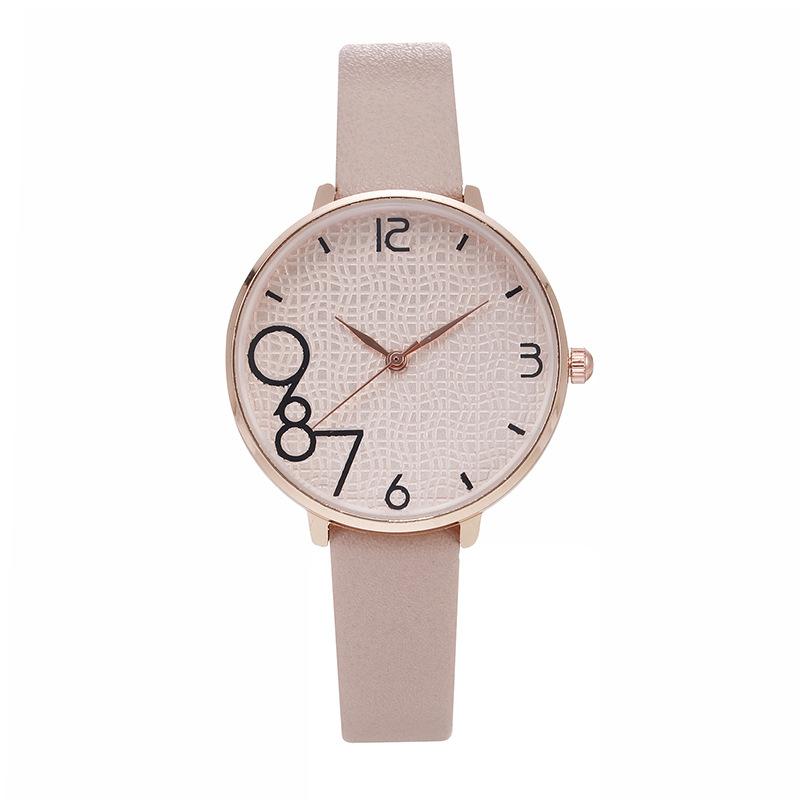 JYL Women's Watch Fashion Student Roman Leather Strap