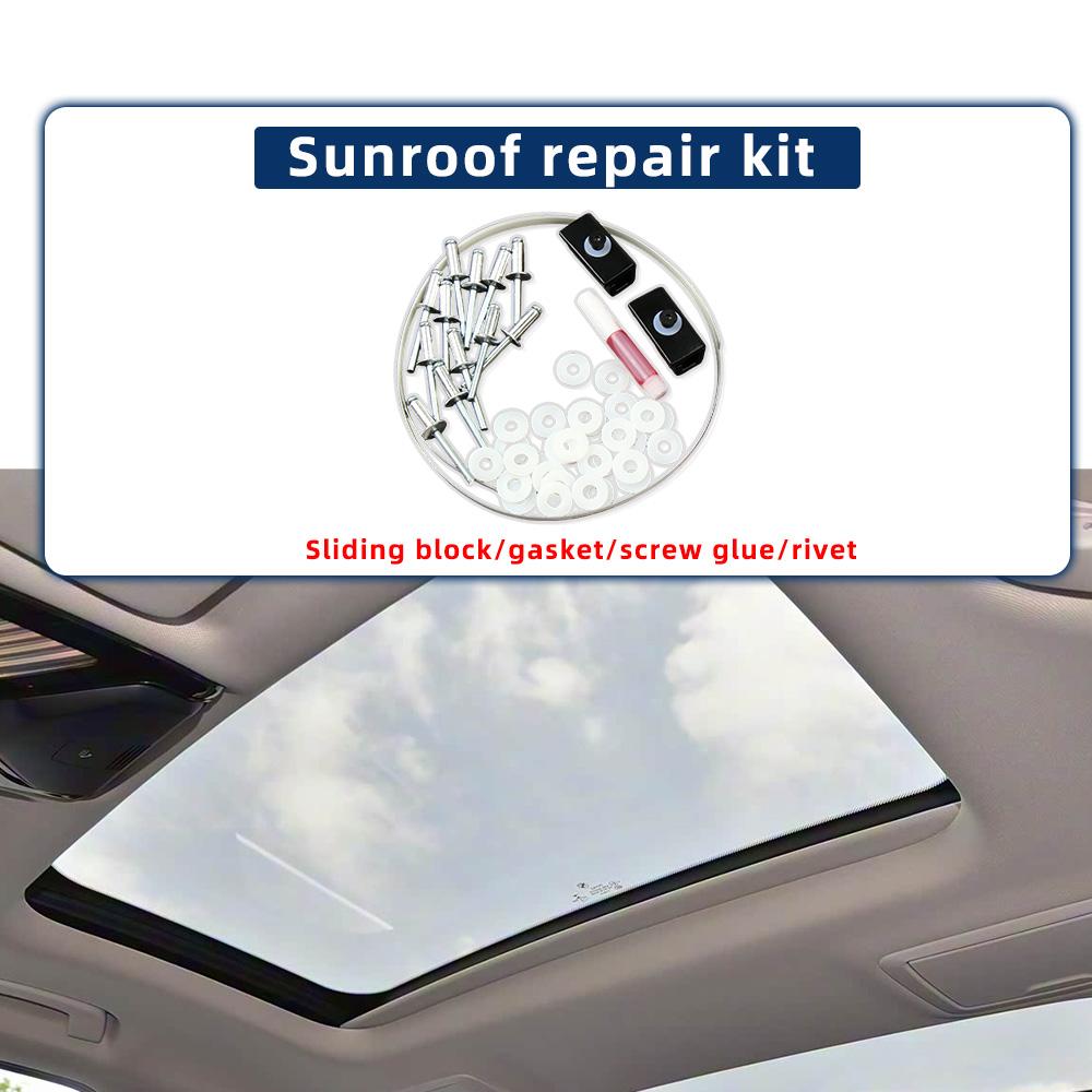G38 2018-2023 Car Sunroof Repair Kit Compatible with BMW 5 Series G38 2018-2023 Sun Roof Replacement Parts 54107468420